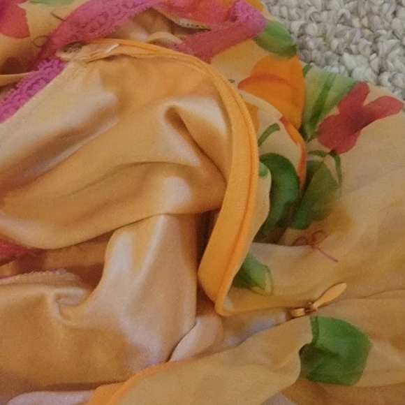 Sue Wong Yellow and Pink Dress - Picture 6 of 12